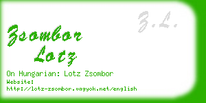 zsombor lotz business card